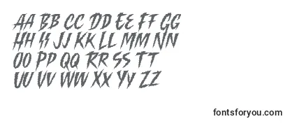 Обзор шрифта Killing Harmonic Font by Keithzo 7NTypes