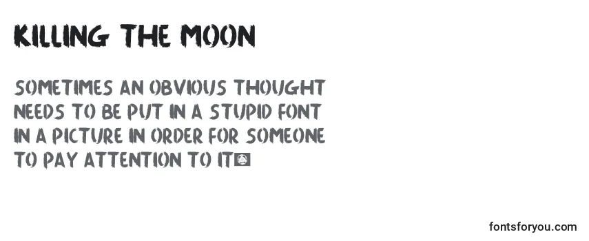Шрифт Killing The Moon