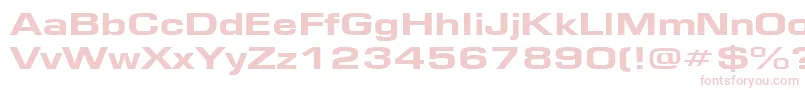 EurosewideHeavy Font – Pink Fonts on White Background