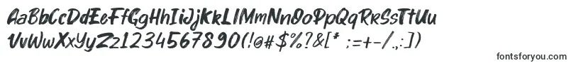 Шрифт kinder Boy Italic – шрифты для Adobe Muse