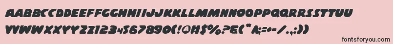 Casps2 Font – Black Fonts on Pink Background