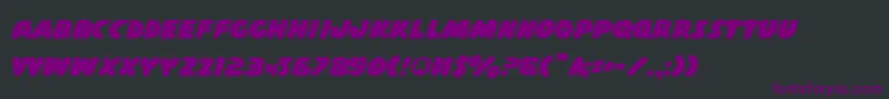 Casps2 Font – Purple Fonts on Black Background
