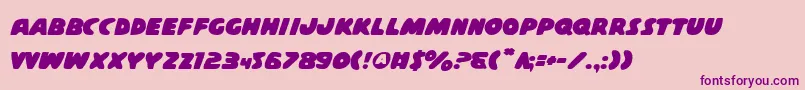 Casps2 Font – Purple Fonts on Pink Background
