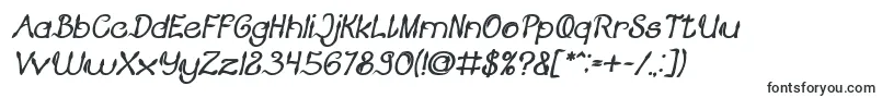 フォントKING OF PIRATE Bold Italic – Google Chromeのフォント