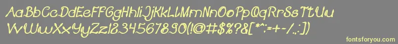 fuente KING OF PIRATE Bold Italic – Fuentes Amarillas Sobre Fondo Gris