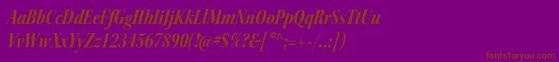 More about KeplerstdBoldcnitdisp Font KeplerstdBoldcnitdisp Font – Brown Fonts on Purple Background
