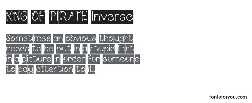 KING OF PIRATE Inverse Font