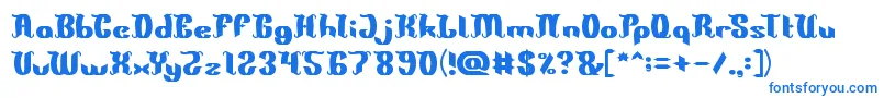 King Will Be King Font – Blue Fonts on White Background