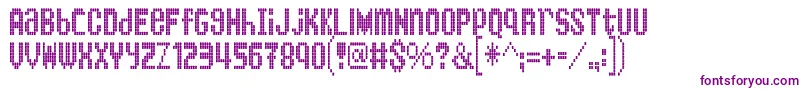 KingBus Font – Purple Fonts on White Background