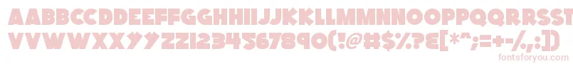 Kings Feast Font – Pink Fonts on White Background