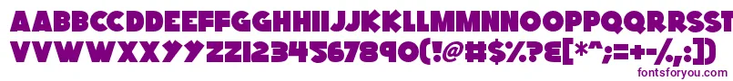 Kings Feast Font – Purple Fonts on White Background