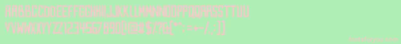 Kings of Kings Lynn Font – Pink Fonts on Green Background