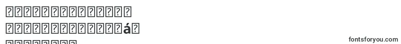 フォントBlissproBold – カンボジア文字