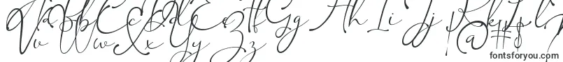 Шрифт Kingsley – каллиграфические шрифты