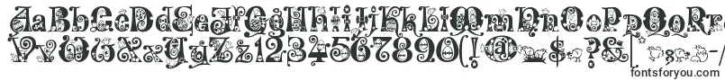 Шрифт Kingthings Eggypeg – детские шрифты