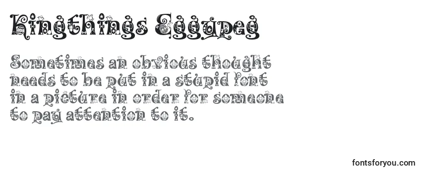 Шрифт Kingthings Eggypeg