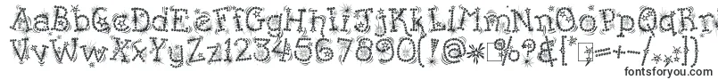 Kingthings Flashbang-Schriftart – Schriften für Logos