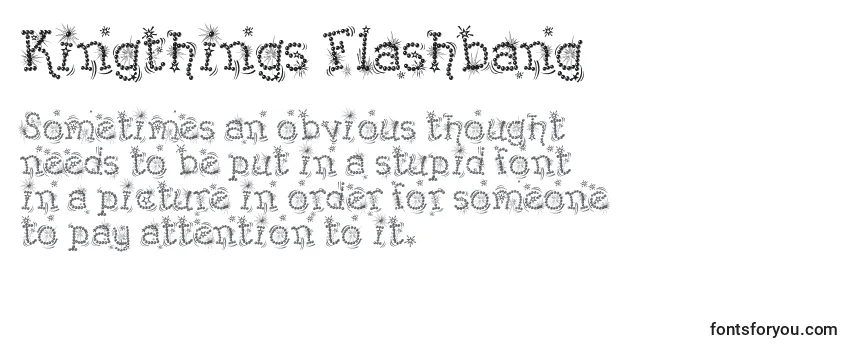 Шрифт Kingthings Flashbang