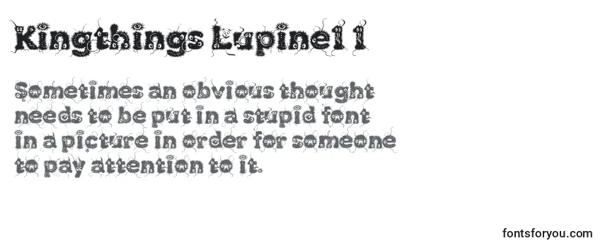 Kingthings Lupine1 1-fontti