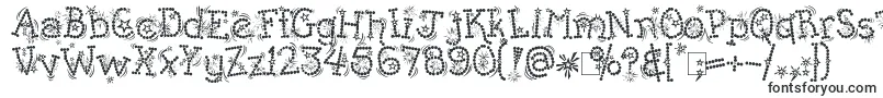 Шрифт Kingthings Whizzbang – декоративные шрифты