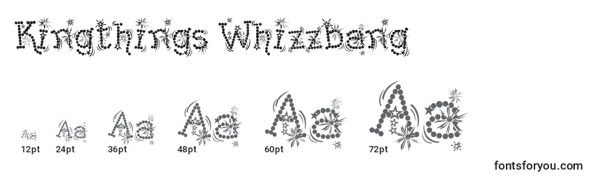 Kingthings Whizzbang Font Sizes