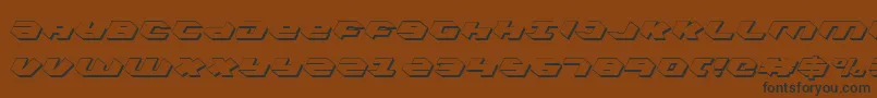 Kubrickcs Font – Black Fonts on Brown Background
