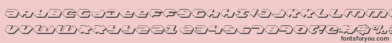 Kubrickcs Font – Black Fonts on Pink Background