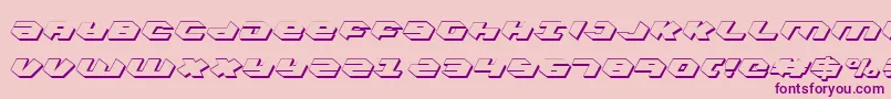 Kubrickcs Font – Purple Fonts on Pink Background