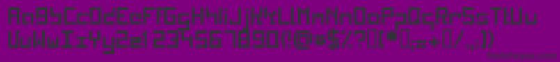 KINKRG   Font – Black Fonts on Purple Background