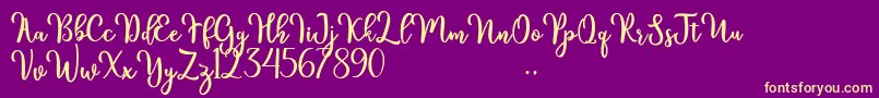 Lisätietoja kinsley-fontista kinsley-fontti – keltaiset fontit violetilla taustalla