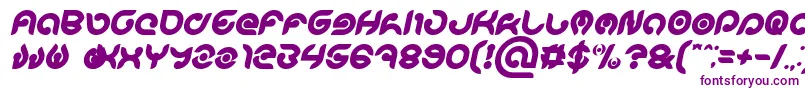 KIOSHIMA Bold Italic-fontti – violetit fontit