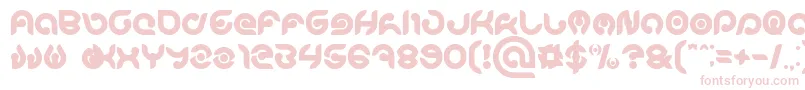 KIOSHIMA Bold Font – Pink Fonts on White Background