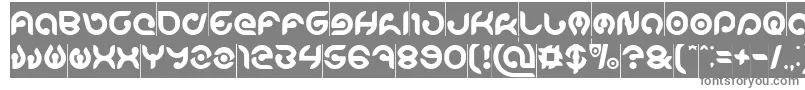KIOSHIMA Inverse Font – Gray Fonts on White Background