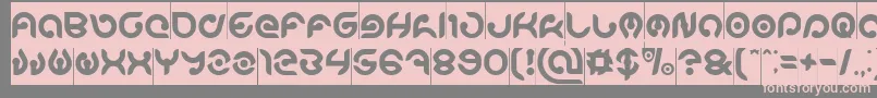 KIOSHIMA Inverse Font – Pink Fonts on Gray Background