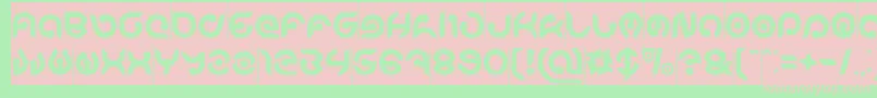 Więcej informacji o czcionce KIOSHIMA Inverse Czcionka KIOSHIMA Inverse – różowe czcionki na zielonym tle