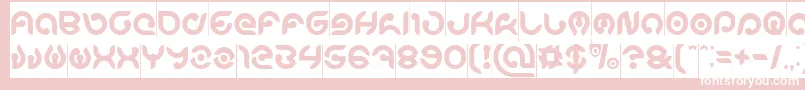 KIOSHIMA Inverse Font – White Fonts on Pink Background