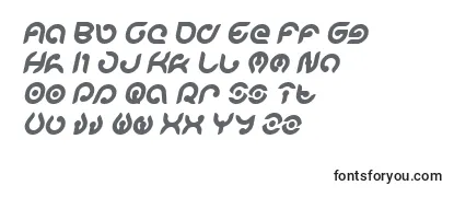 Czcionka KIOSHIMA Italic