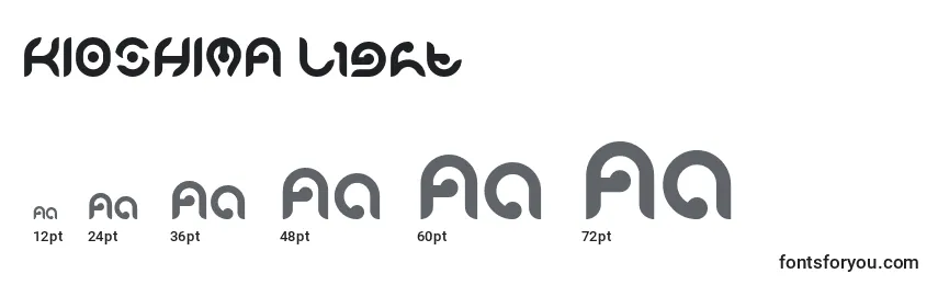 KIOSHIMA Light Font Sizes