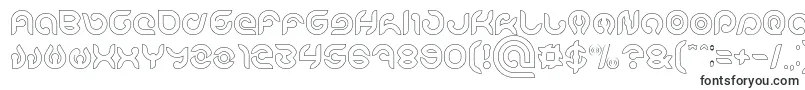 Шрифт KIOSHIMA Outlined – прикольные шрифты