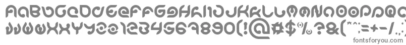 フォントKIOSHIMA – 白い背景に灰色の文字