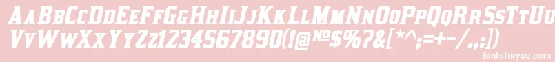 Шрифт kirsty bd it – белые шрифты на розовом фоне