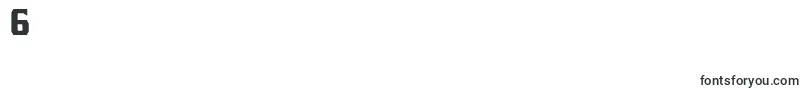 Czcionka kirsty bd – czcionki cyfry 6