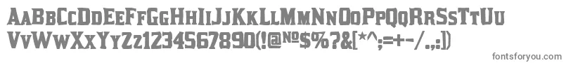 kirsty ink Font – Gray Fonts on White Background