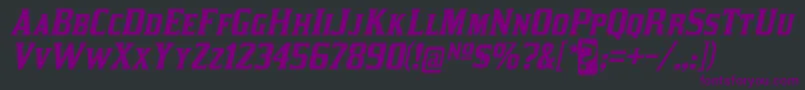 kirsty rg it Font – Purple Fonts on Black Background