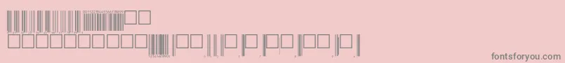 Upcp72tt Font – Gray Fonts on Pink Background