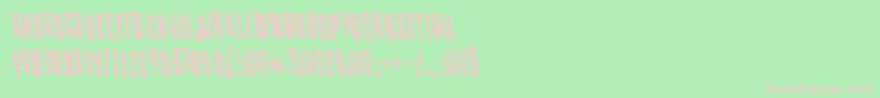 fuente Kiss me my darling, kiss me – Fuentes Rosadas Sobre Fondo Verde
