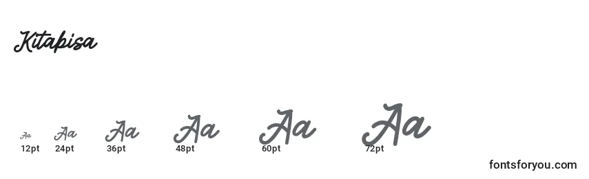 Размеры шрифта Kitabisa