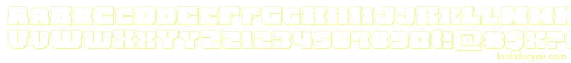 kittrick3d-Schriftart – Gelbe Schriften