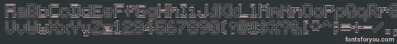 Archway Font – Pink Fonts on Black Background