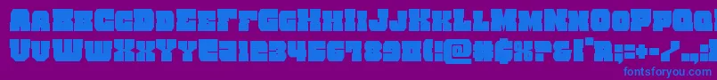 Weitere Informationen zur kittrickcond-Schriftart kittrickcond-Schriftart – Blaue Schriften auf violettem Hintergrund
